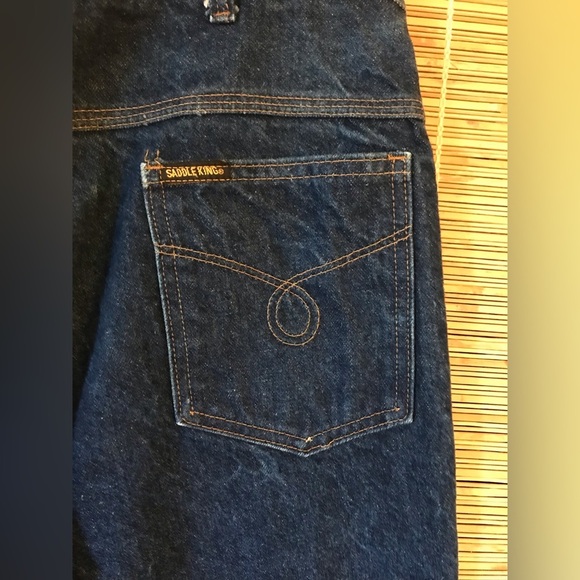 Vintage Saddle King Denim Western Ranch Farm Rodeo Jeans Size 40 x 32” - Picture 5 of 7